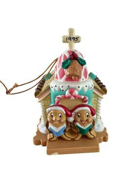 1995 Gingerbread Church Ornament Gingerbread Figures Holiday Decor